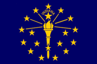INDIANA STATE FLAG