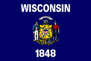 STATE OF WISCONSIN FLAG