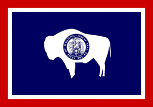 WYOMING  STATE FLAG